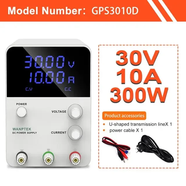 Adjustable Lab Bench Stabilized DC Power Supply Voltage Regulator Switch - Image 25