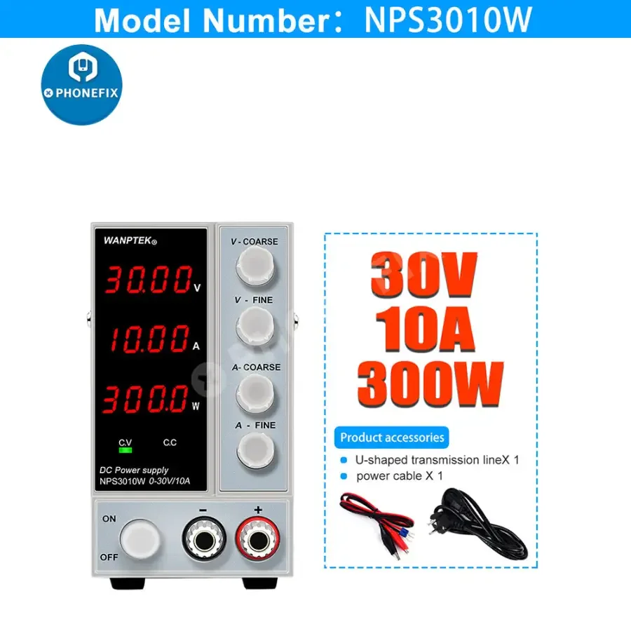 Adjustable Lab Bench Stabilized DC Power Supply Voltage Regulator Switch - Image 36