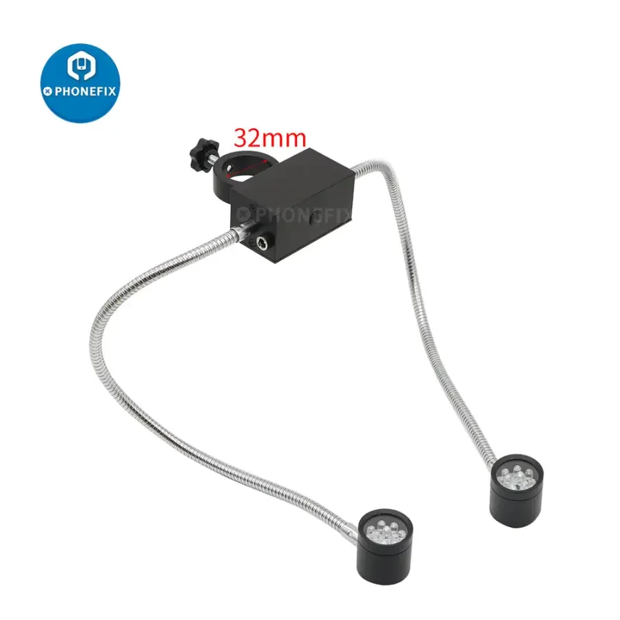 Adjustable LED Ring Side Light Illuminator Lamp For Stereo Microscope - Image 2
