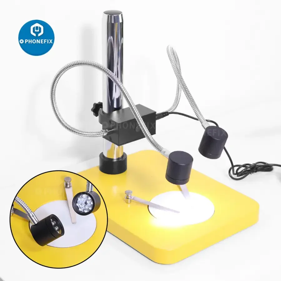 Adjustable LED Ring Side Light Illuminator Lamp For Stereo Microscope - Image 3