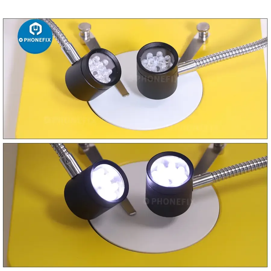 Adjustable LED Ring Side Light Illuminator Lamp For Stereo Microscope - Image 6