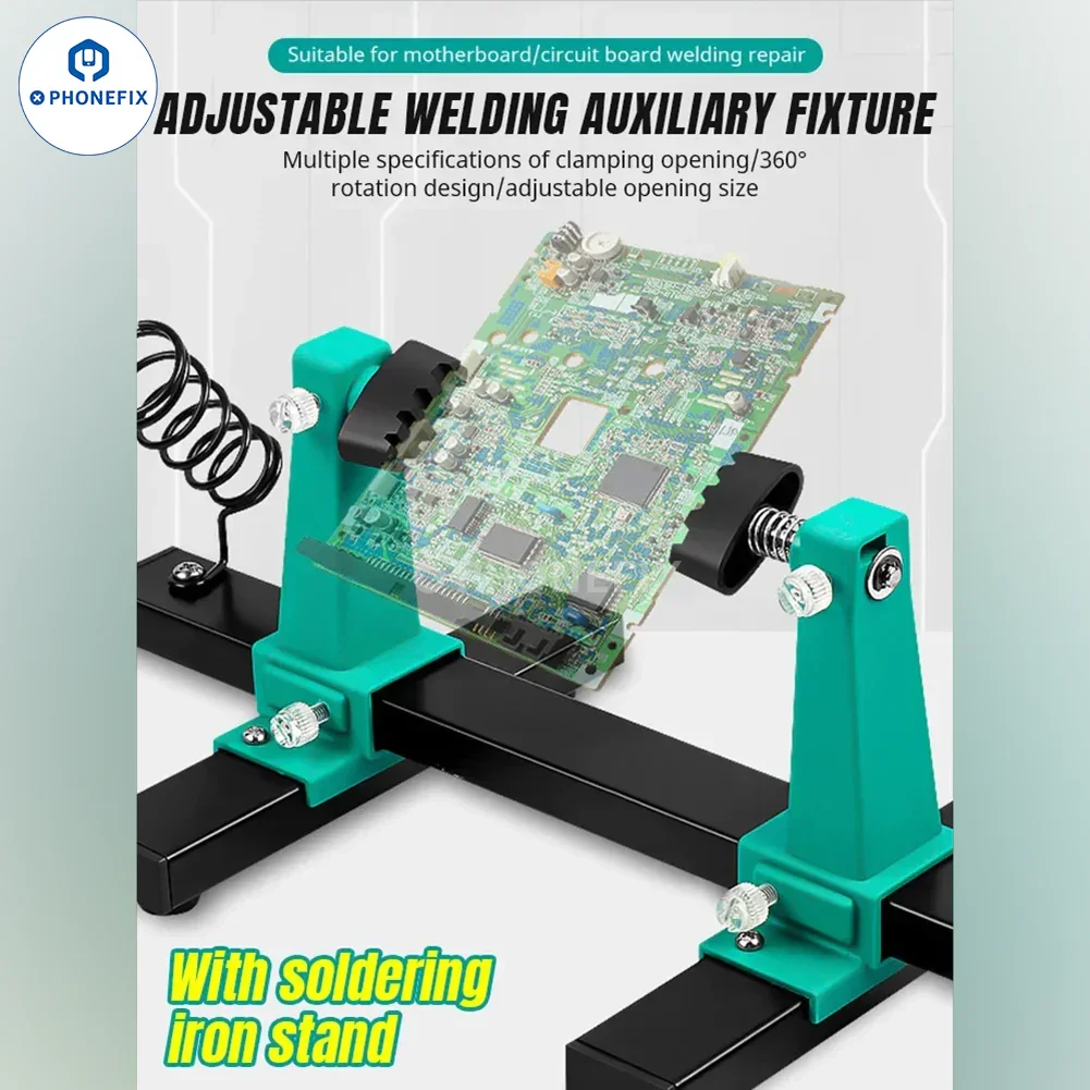 Adjustable MotherBoard PCB Holder Assembly Stand Clamp Repair Tools - Image 2