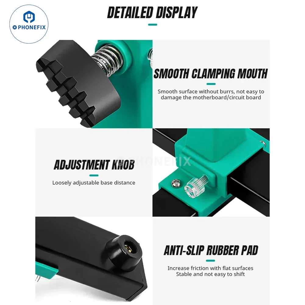 Adjustable MotherBoard PCB Holder Assembly Stand Clamp Repair Tools - Image 5