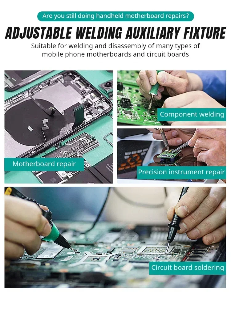 Adjustable MotherBoard PCB Holder Assembly Stand Clamp Repair Tools - Image 7