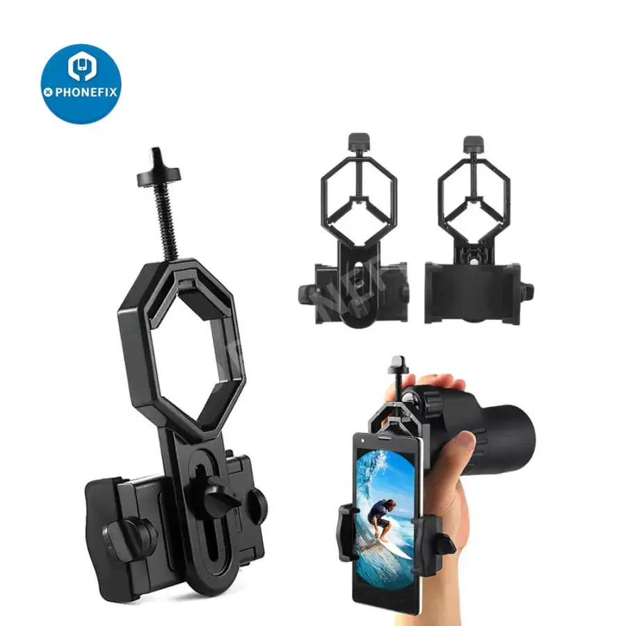 Adjustable Phone Adapter Mount Microscope Clip Bracket Stand Holder - Image 7