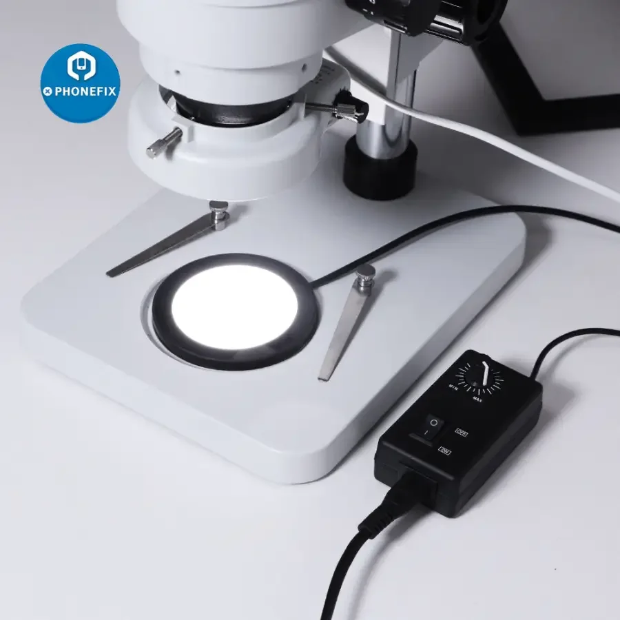 Adjustable Ring LED Bottom Light Source Microscope Illuminator Lamp - Image 4
