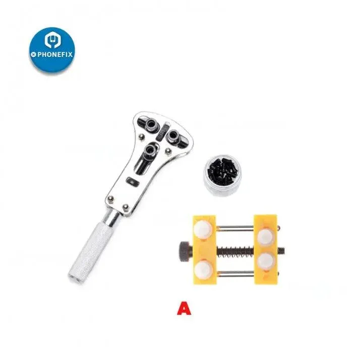 Adjustable Watch Back Cover Opening Tool Case Remover With Screws - Image 3
