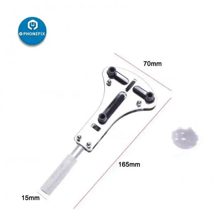 Adjustable Watch Back Cover Opening Tool Case Remover With Screws - Image 4