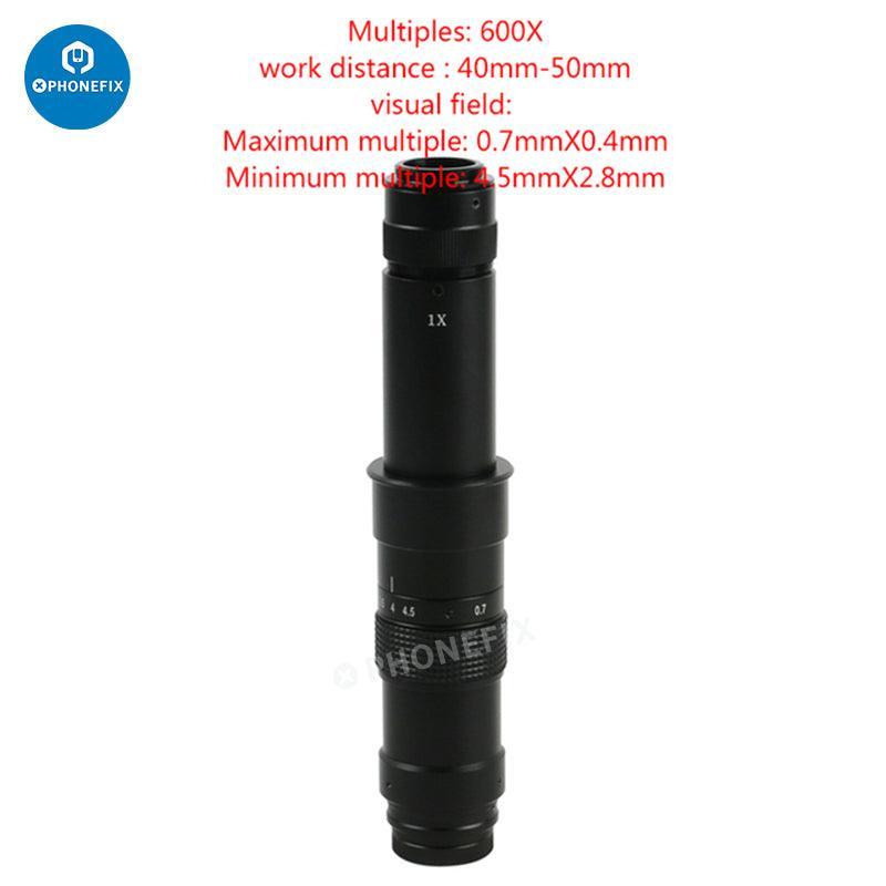 Adjustable Zoom C-Mount Glass Lens Adapter For Microscope Camera - Image 10