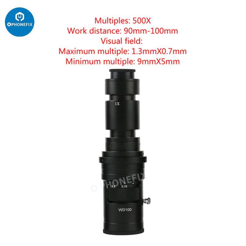 Adjustable Zoom C-Mount Glass Lens Adapter For Microscope Camera - Image 11