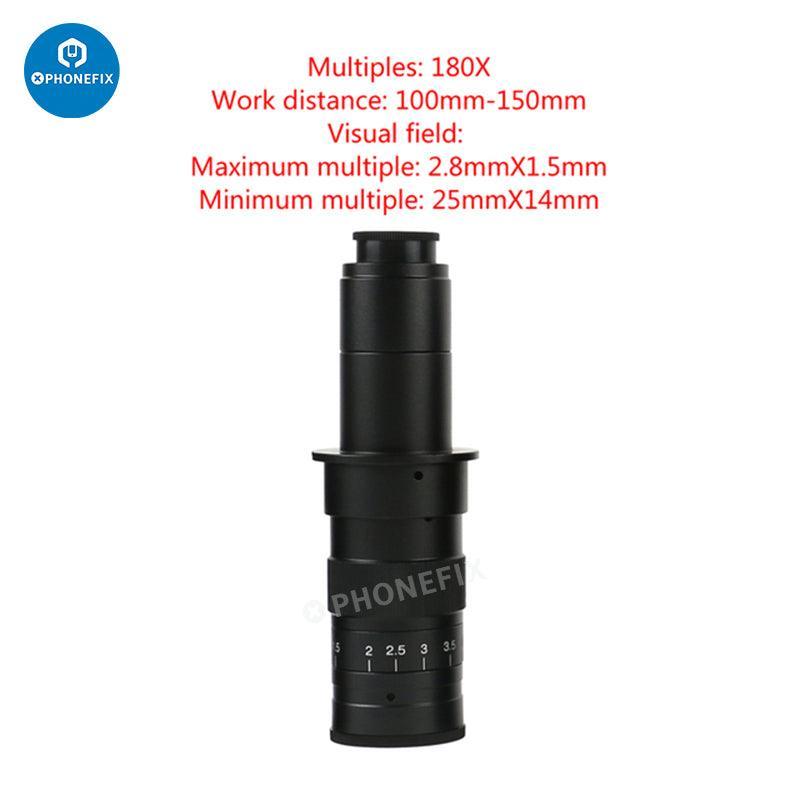 Adjustable Zoom C-Mount Glass Lens Adapter For Microscope Camera - Image 12