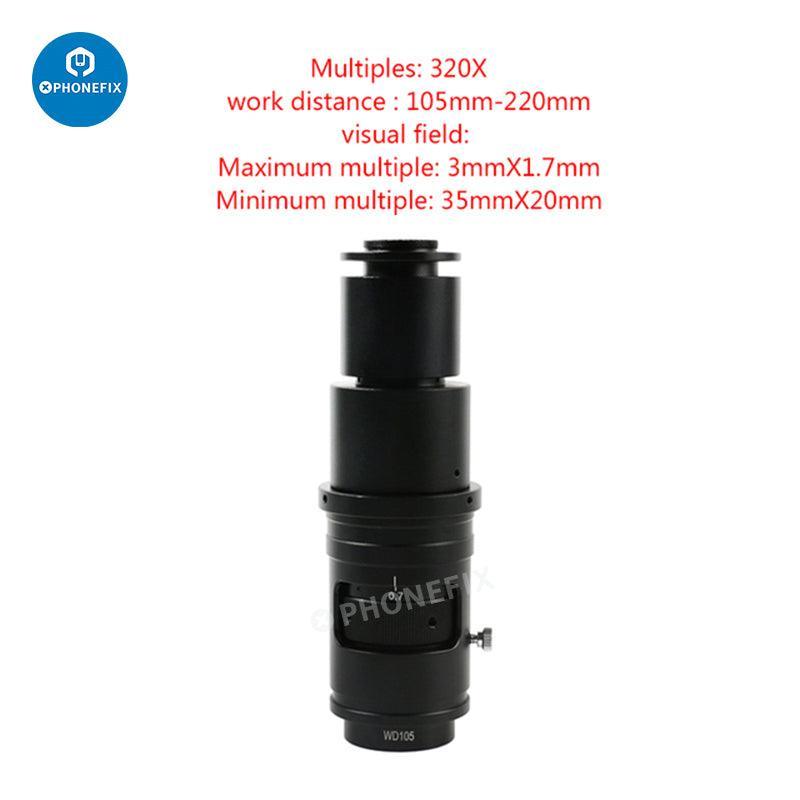 Adjustable Zoom C-Mount Glass Lens Adapter For Microscope Camera - Image 17