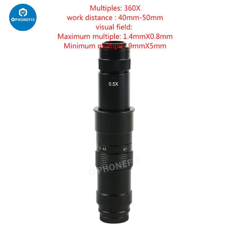 Adjustable Zoom C-Mount Glass Lens Adapter For Microscope Camera - Image 9