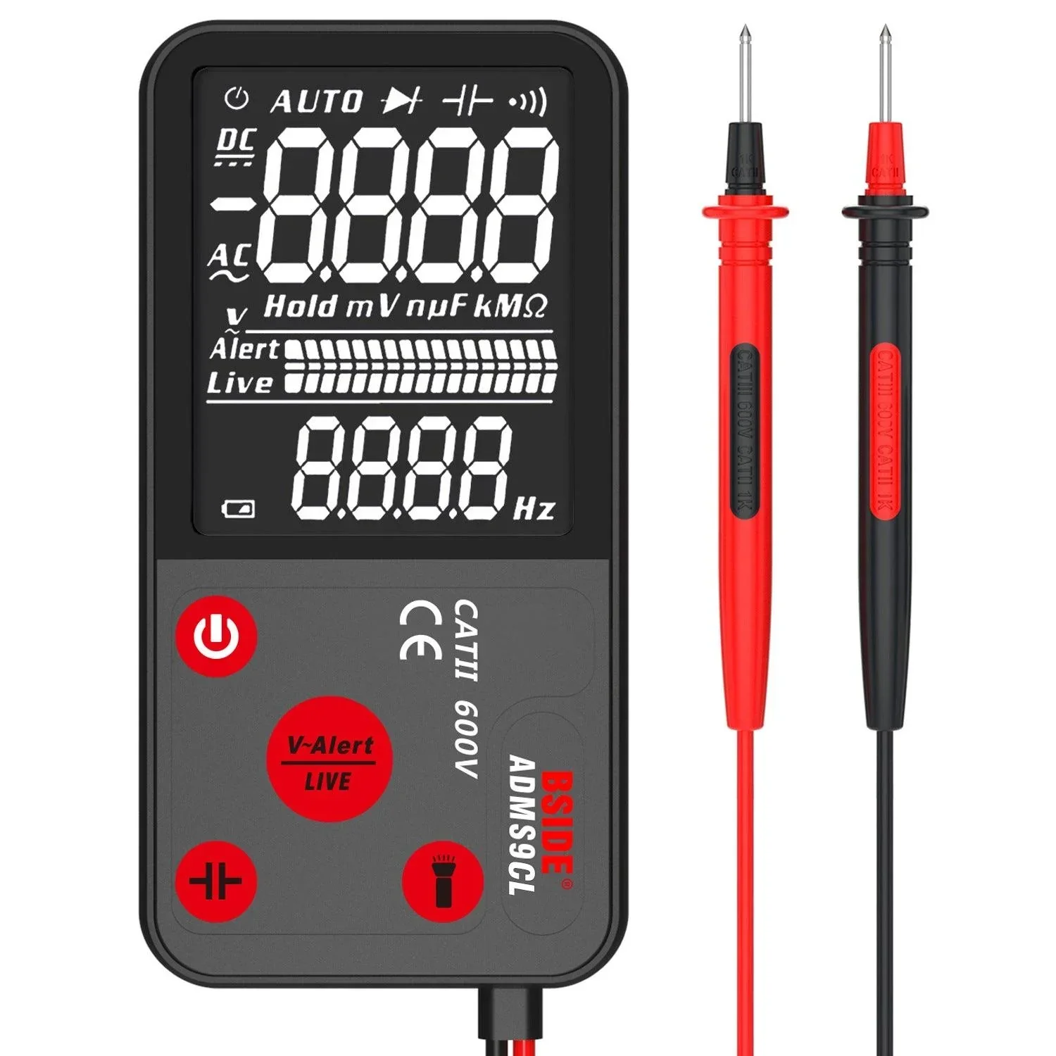 ADMS9 Portable Multimeter AC DC Voltage Meter Tester LCD Digital - Image 8