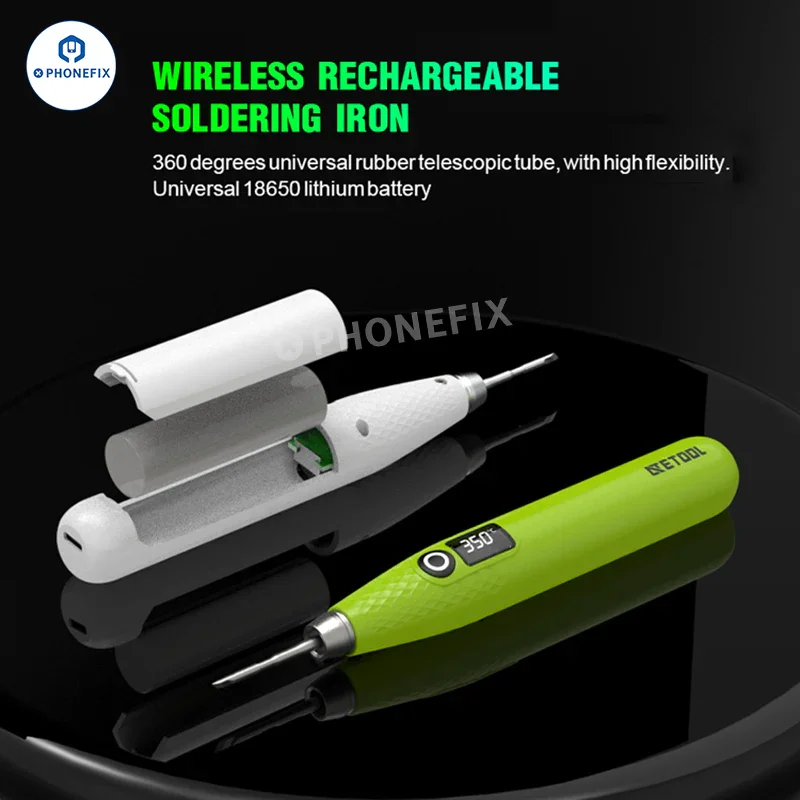 AE730D AE710D AE760D+ Portable Smart Soldering Iron - Image 2