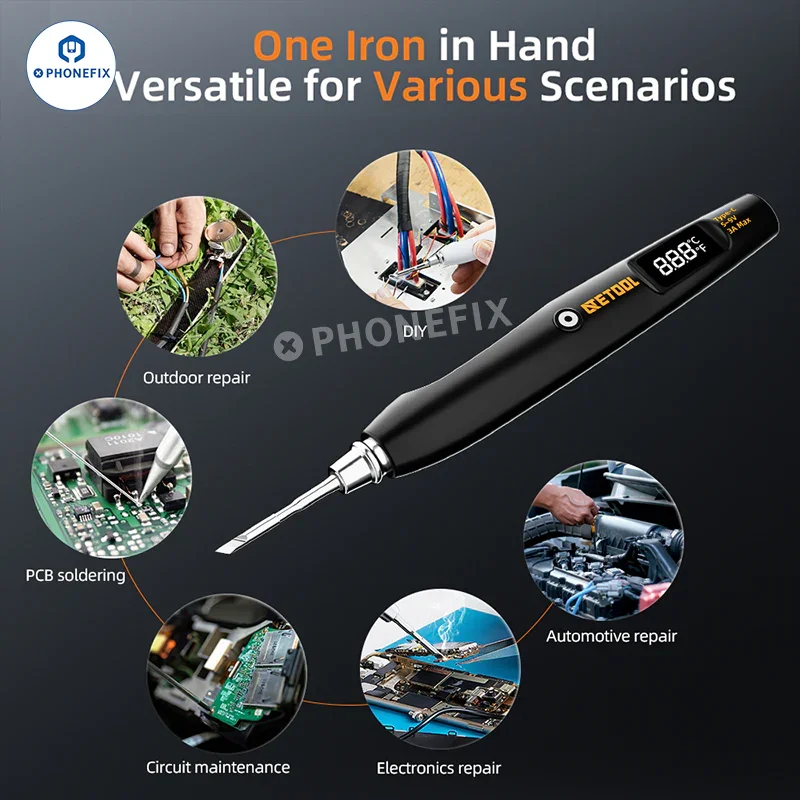 AE730D AE710D AE760D+ Portable Smart Soldering Iron - Image 8