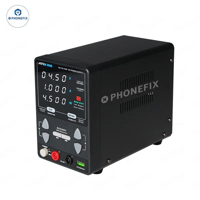 AIFEN 3006 30V 6A 180W DC Power Supply for Mobile Repair - Image 4