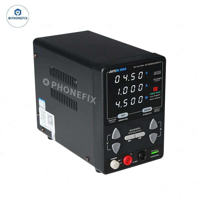 AIFEN 3006 30V 6A 180W DC Power Supply for Mobile Repair - Image 5