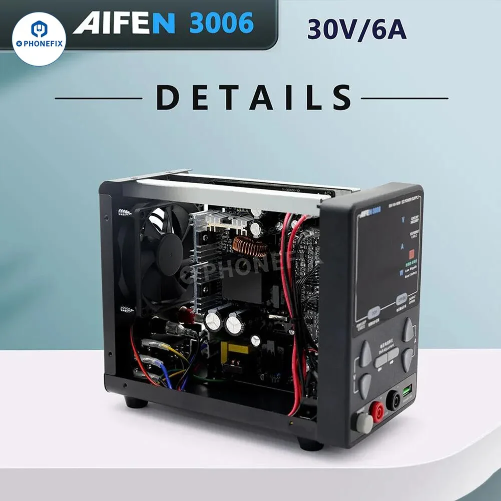 AIFEN 3006 30V 6A 180W DC Power Supply for Mobile Repair - Image 7