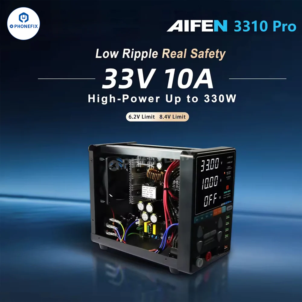 AIFEN 3310 PRO 330W 33V 10A DC Power Supply for Phone Repair - Image 2