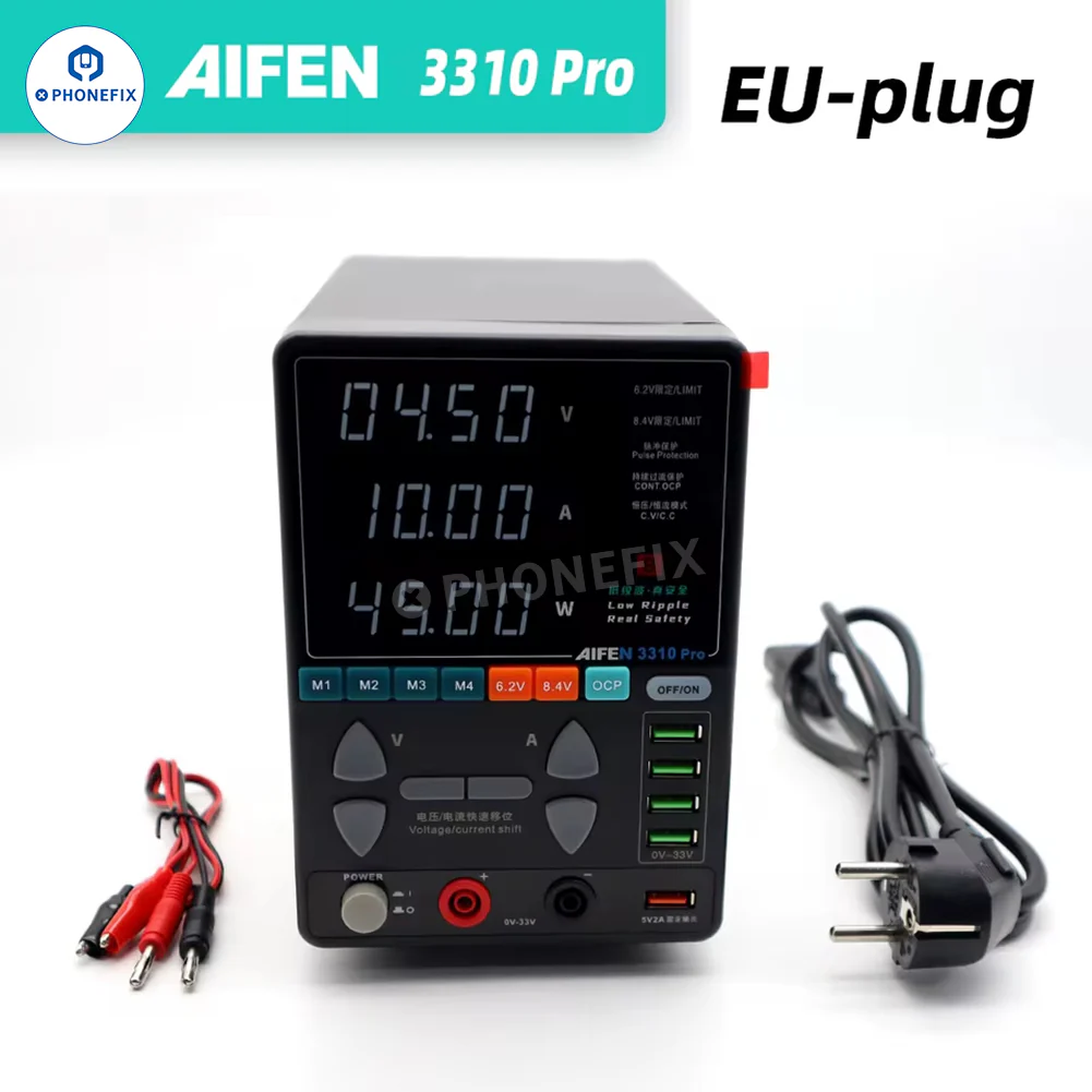 AIFEN 3310 PRO 330W 33V 10A DC Power Supply for Phone Repair - Image 5