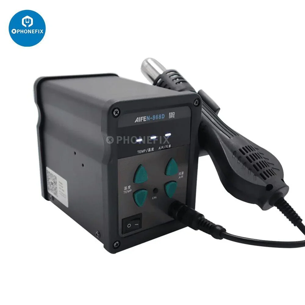 AIFEN 868D 700W Hot Air Gun Digital Display BGA Rework Station - Image 3