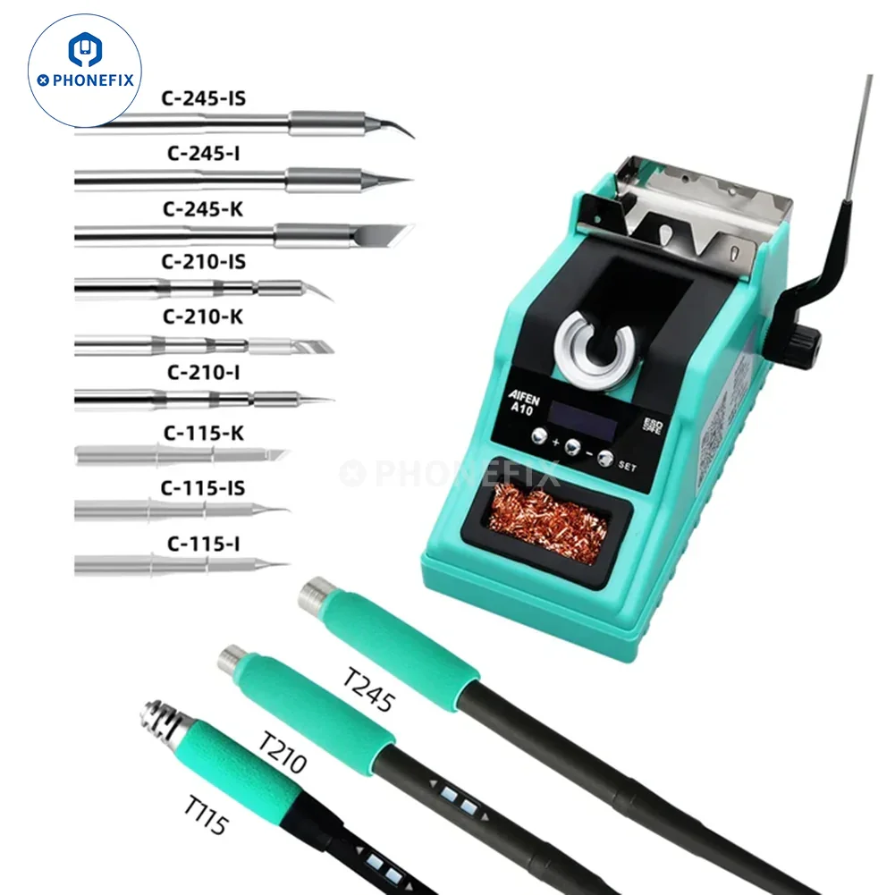 AIFEN A10 Soldering Station With C210 C245 C115 Iron Tips - Image 6