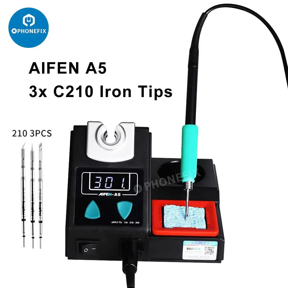AIFEN A5 BGA Soldering Rework Station With C210 C245 C115 Handle - Image 2