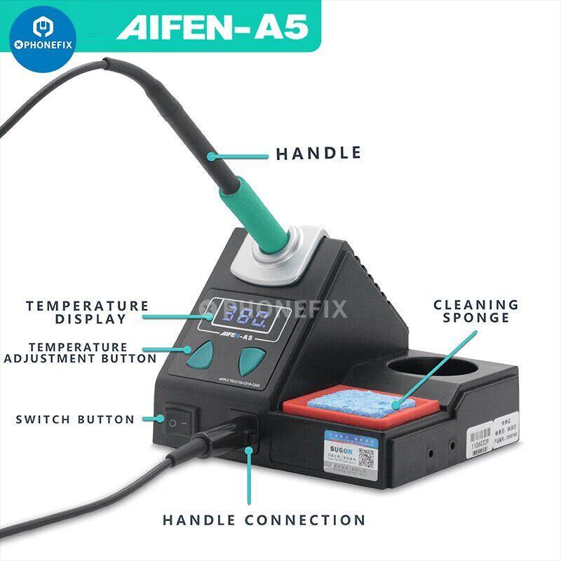 AIFEN A5 BGA Soldering Rework Station With C210 C245 C115 Handle - Image 3