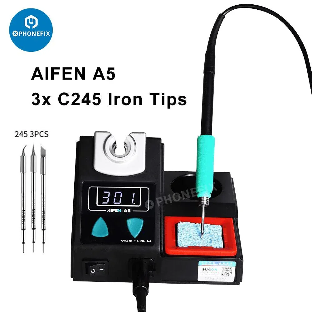 AIFEN A5 BGA Soldering Rework Station With C210 C245 C115 Handle - Image 7
