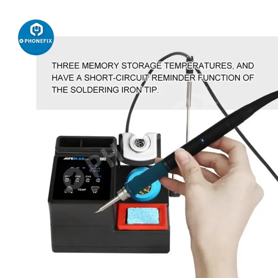 AIFEN A8 Soldering Station With Digital Display T12 Handle - Image 3