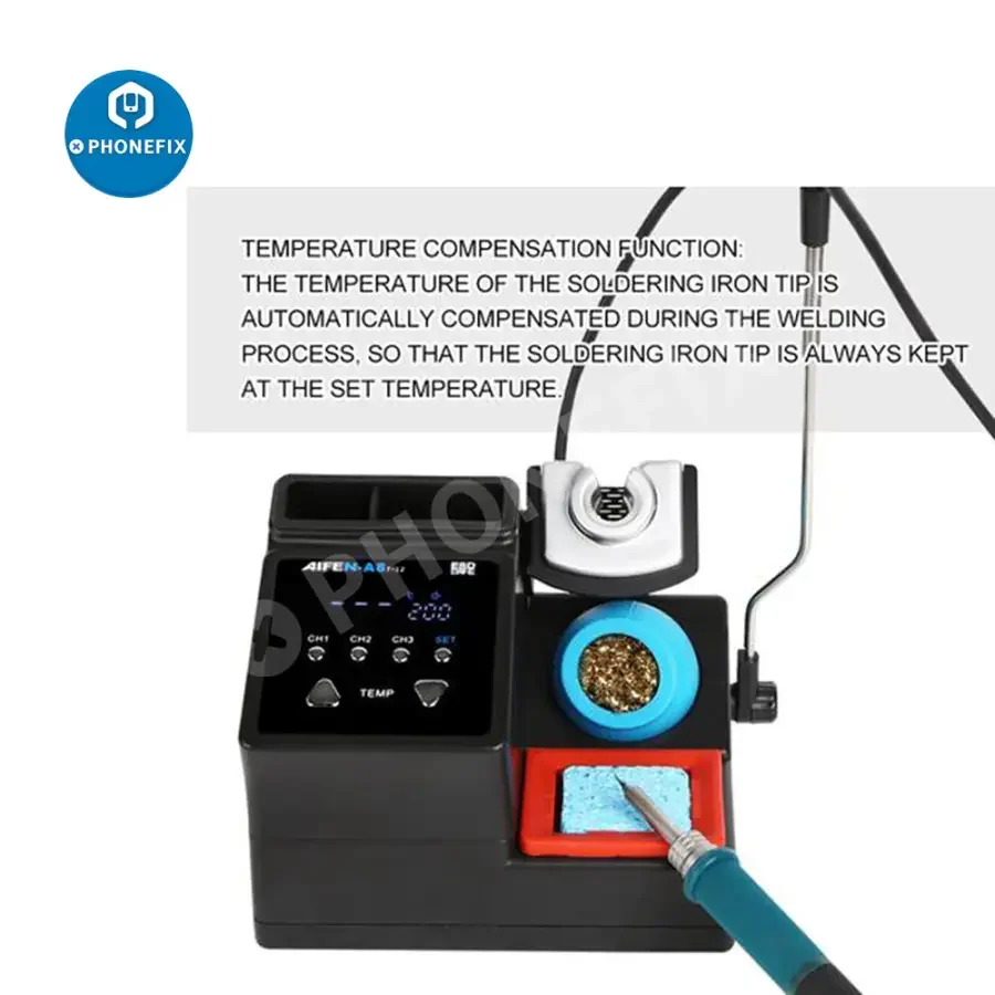 AIFEN A8 Soldering Station With Digital Display T12 Handle - Image 6