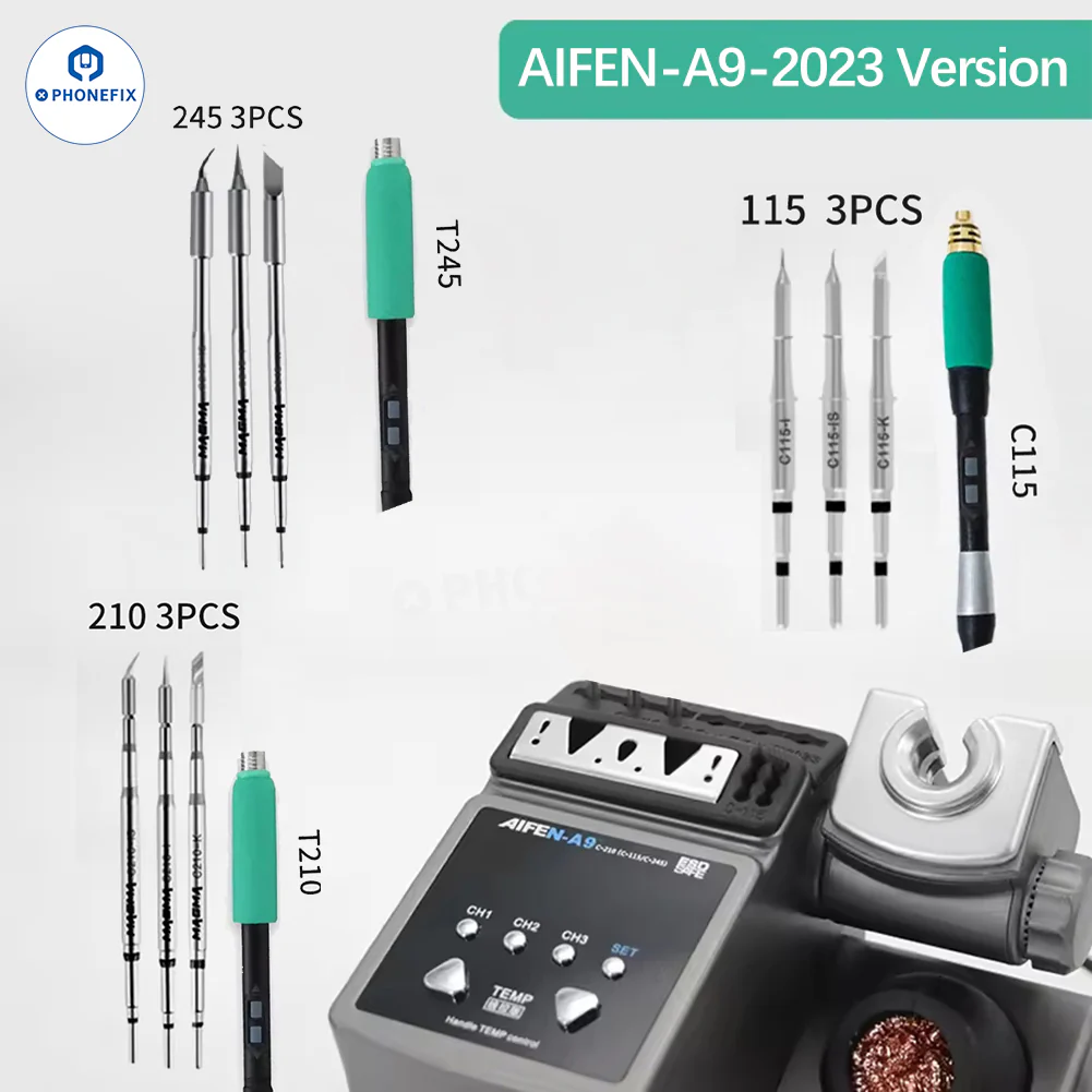Aifen A9 Soldering Station With C115/C210/C245 Welding Handle - Image 14