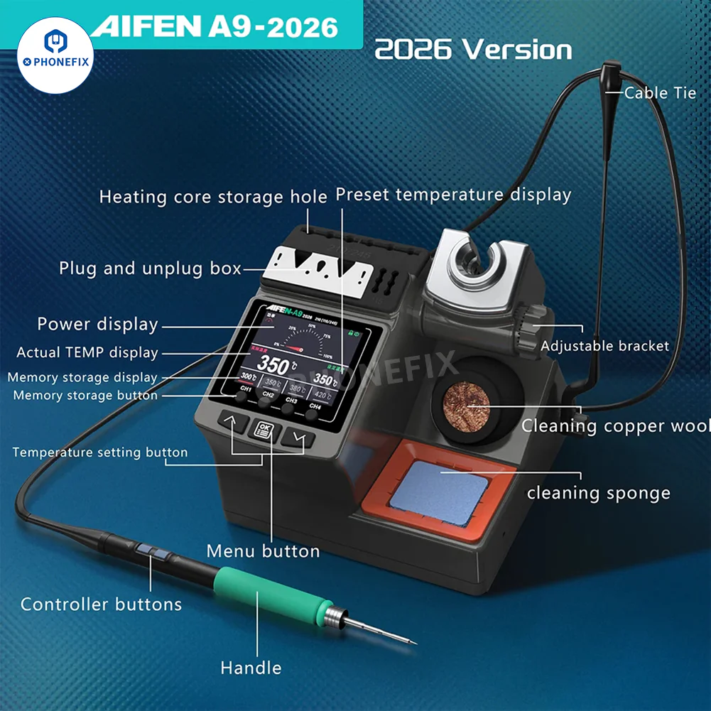 Aifen A9 Soldering Station With C115/C210/C245 Welding Handle - Image 2
