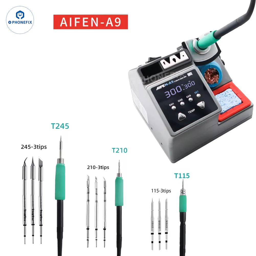 Aifen A9 Soldering Station With C115/C210/C245 Welding Handle - Image 7
