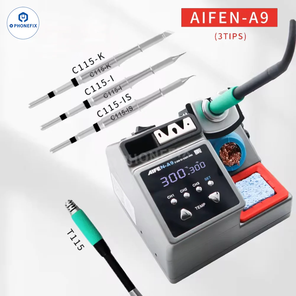 Aifen A9 Soldering Station With C115/C210/C245 Welding Handle - Image 8
