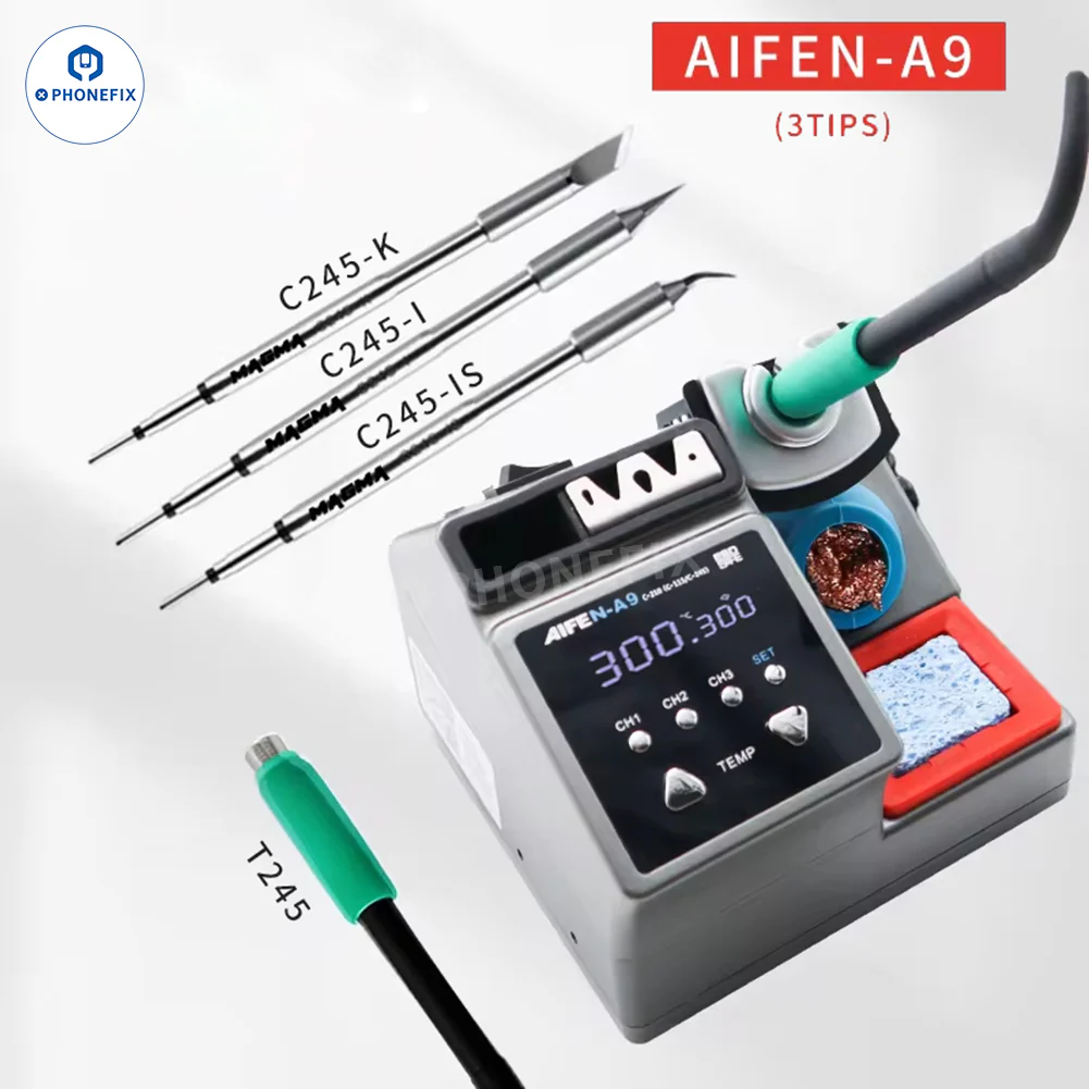 Aifen A9 Soldering Station With C115/C210/C245 Welding Handle - Image 9