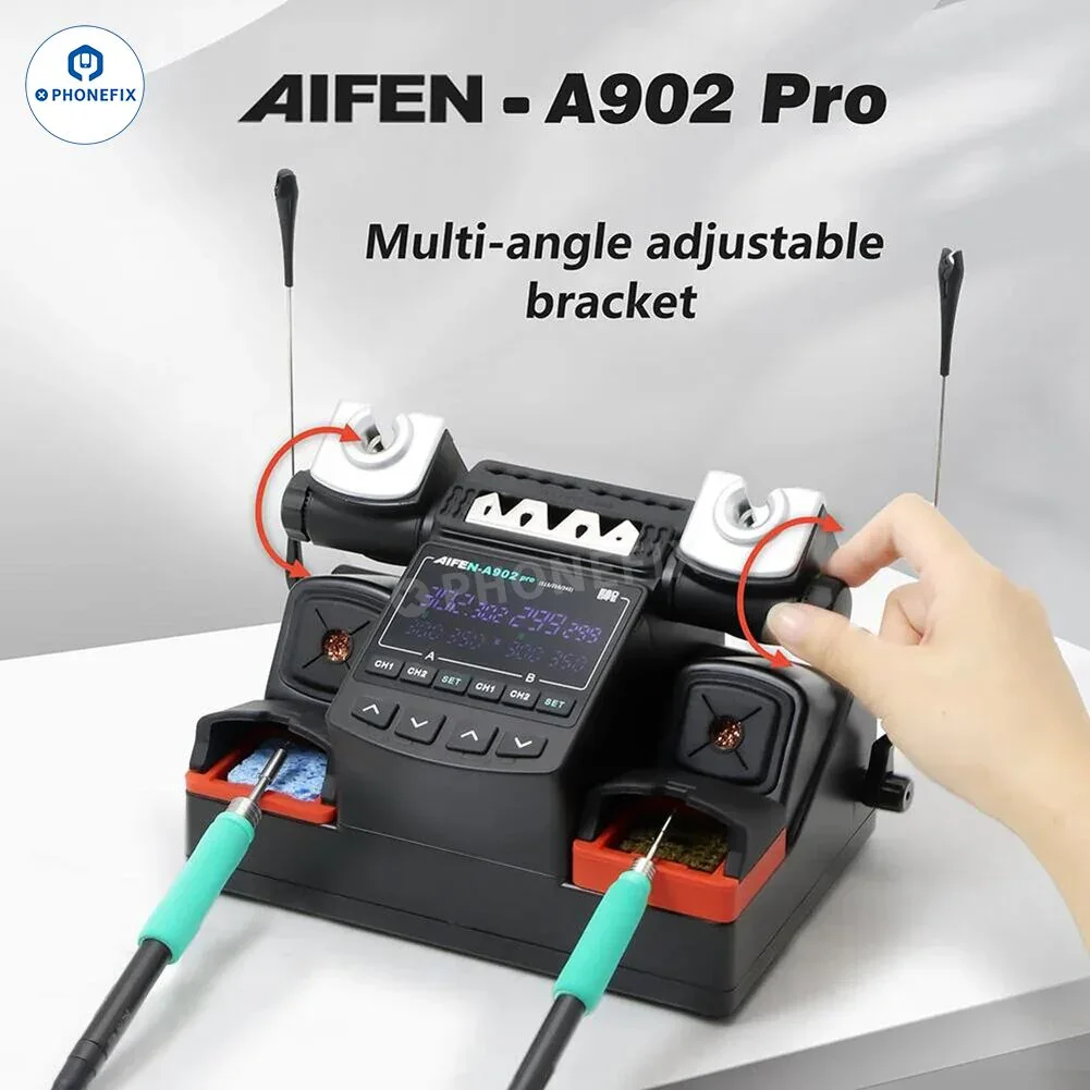 AIFEN A902 Pro Double Welding Station C210 C245 C115 Soldering Tool - Image 3
