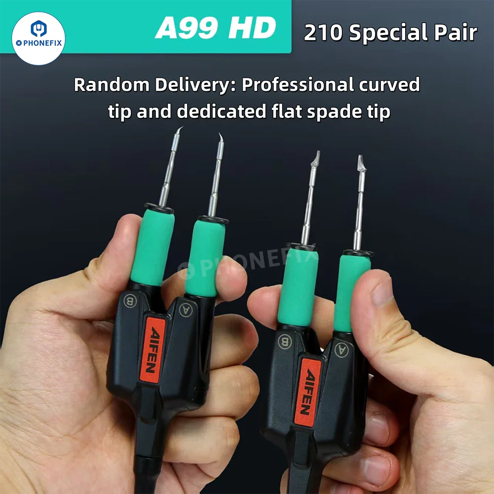AIFEN A99 HD Soldering Station with C210 C245 Iron Electric Tweezers - Image 6