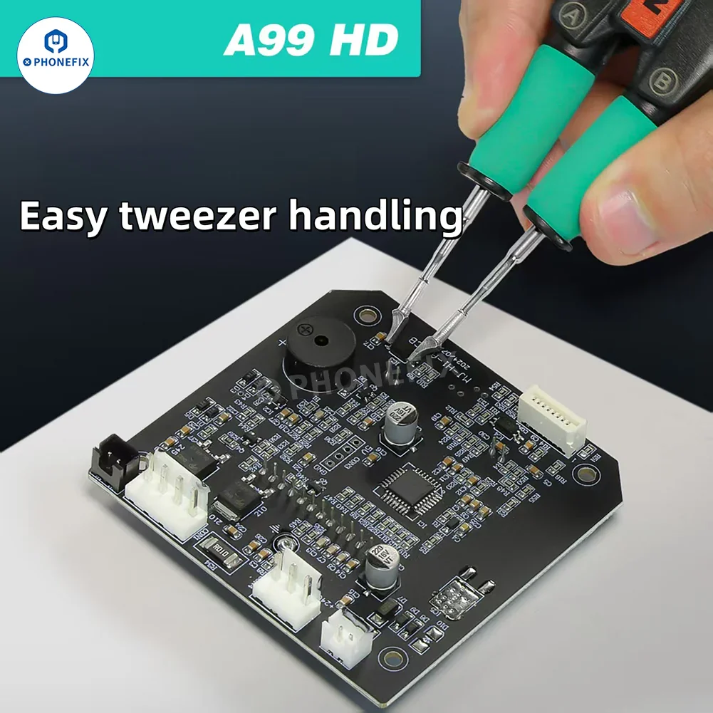 AIFEN A99 HD Soldering Station with C210 C245 Iron Electric Tweezers - Image 8