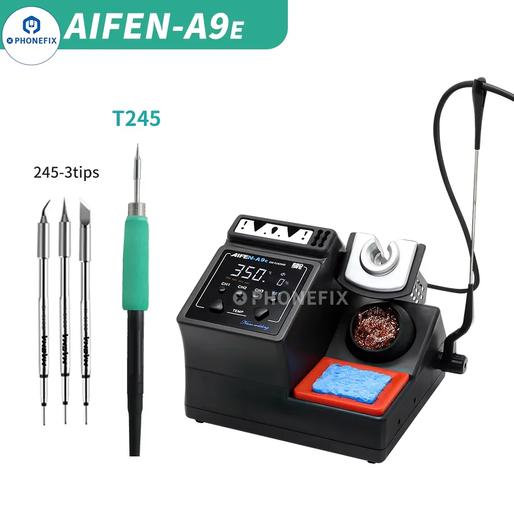 AIFEN A9E 160W Soldering Station With C210 C245 C115 Iron Tips - Image 10