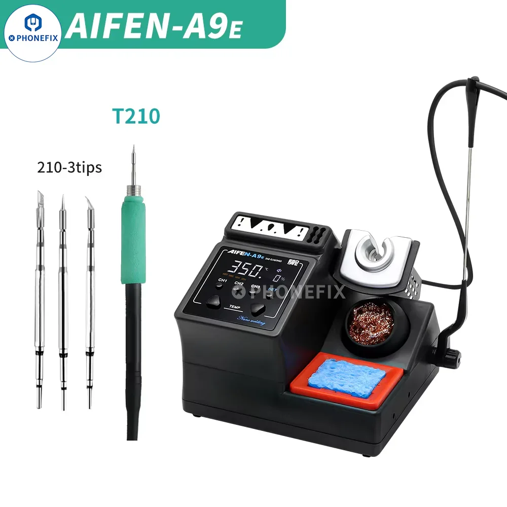 AIFEN A9E 160W Soldering Station With C210 C245 C115 Iron Tips - Image 11