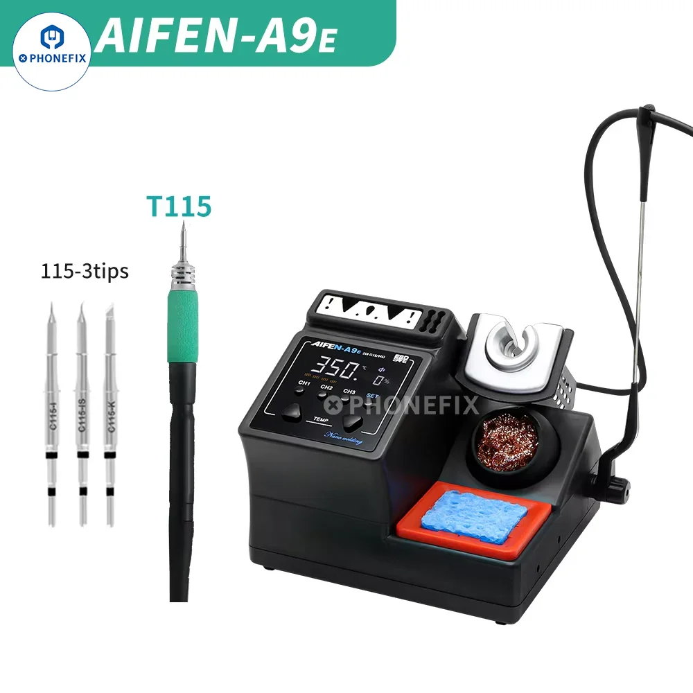 AIFEN A9E 160W Soldering Station With C210 C245 C115 Iron Tips - Image 9