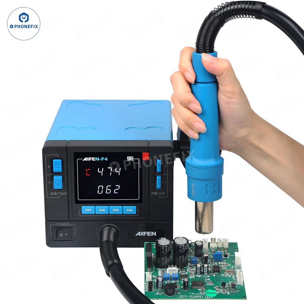 AIFEN F4 1000W Hot Air Gun SMD Rework Station for Phone Repair - Image 3