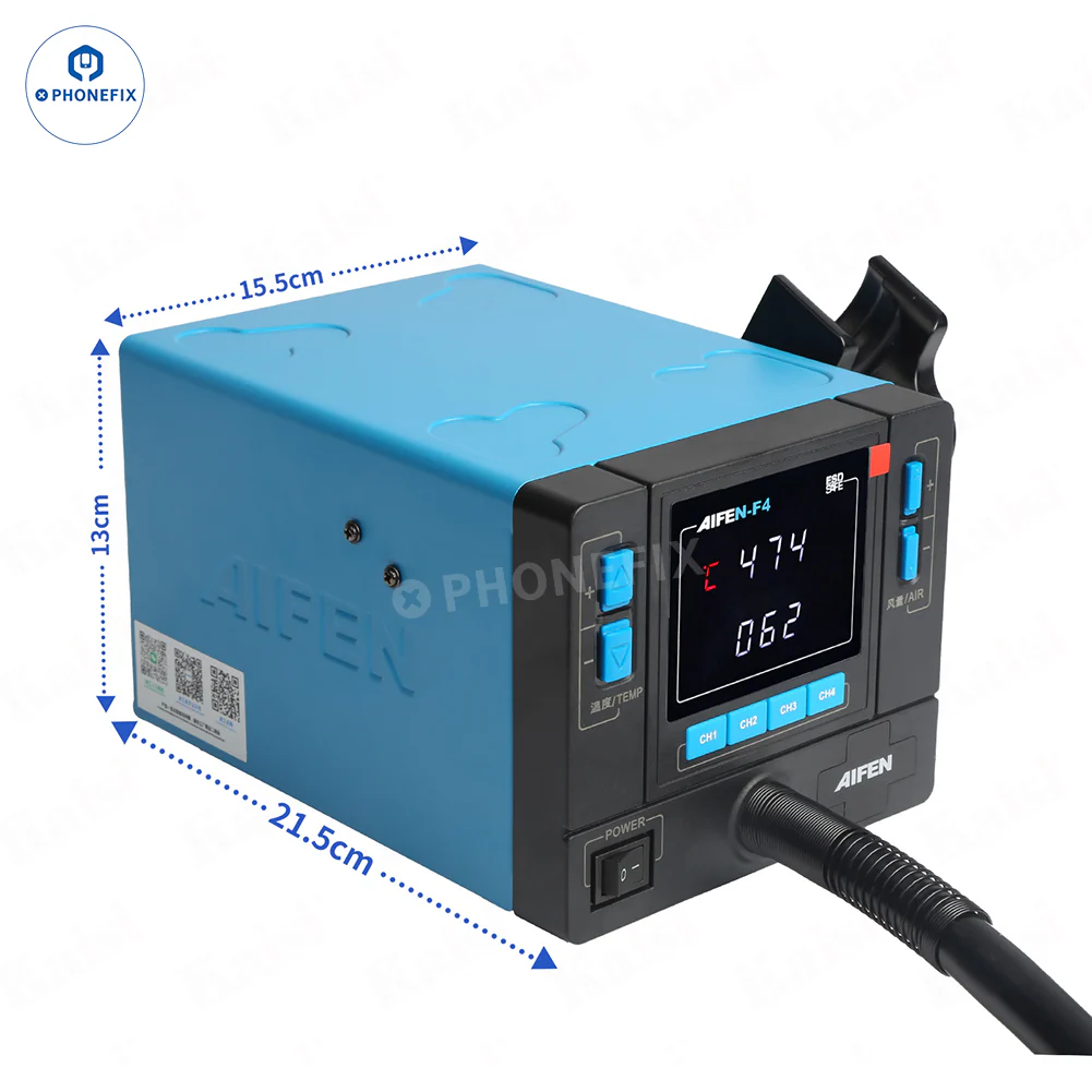 AIFEN F4 1000W Hot Air Gun SMD Rework Station for Phone Repair - Image 6