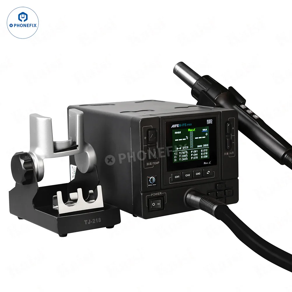 AIFEN F5 Pro Intelligent Rework Station 1000W Hot Air Gun - Image 7