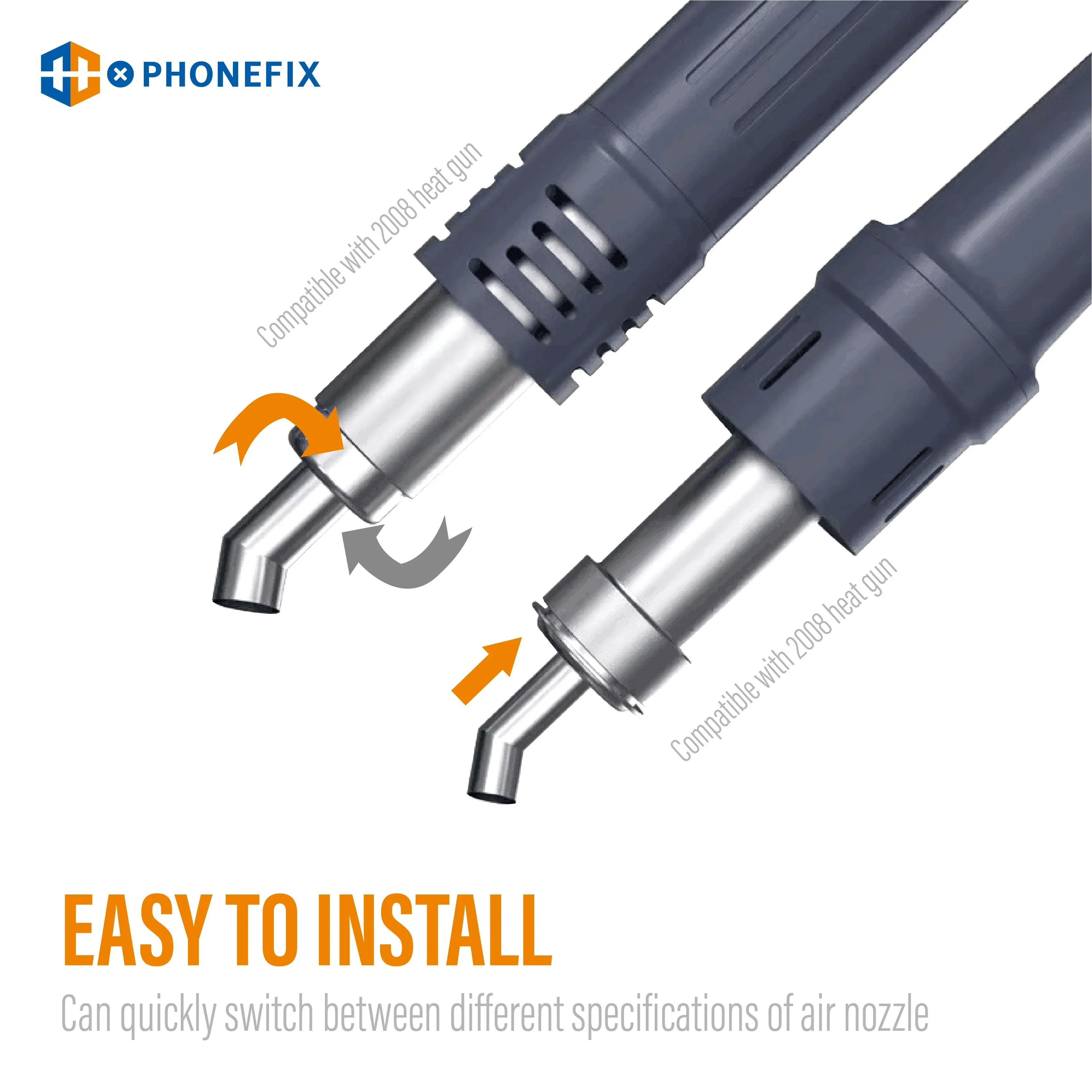 Air Gun Nozzle Replacement Parts for QUICK 2008 & 858D Models - Image 6