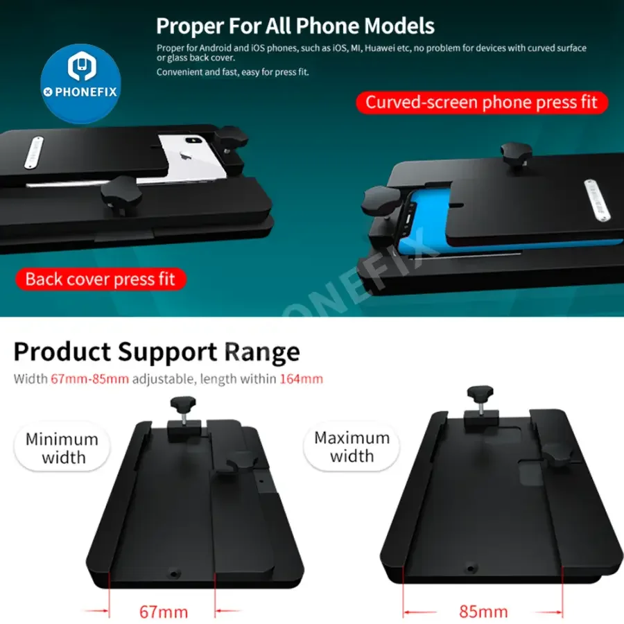 AIXUN AX-FT08 Multi-Function Fixture For Phone Back Cover Glass Repair - Image 10