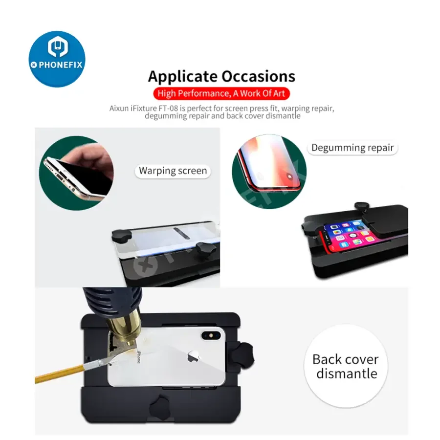 AIXUN AX-FT08 Multi-Function Fixture For Phone Back Cover Glass Repair - Image 6