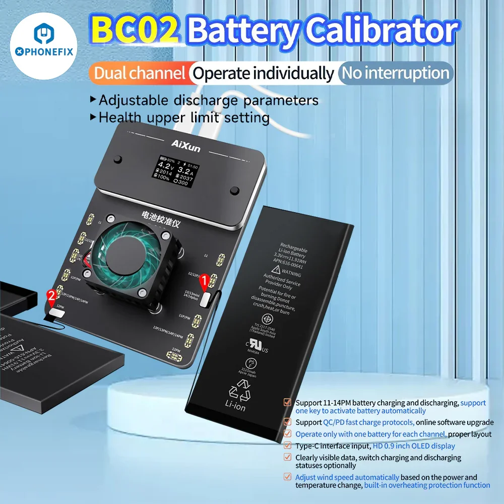 Aixun BC01 BC02 Battery Health Calibrator For iPhone 11-14 Pro Max - Image 2